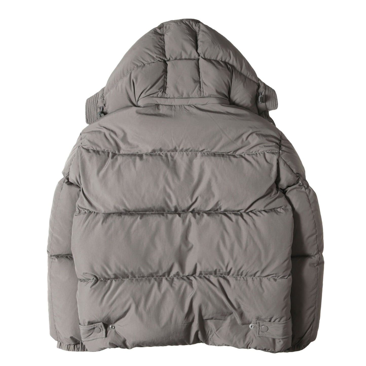 オーバルDワッペン付き フーデッド ナイロン ダウンジャケット (W-ROLF-NW JACKET)