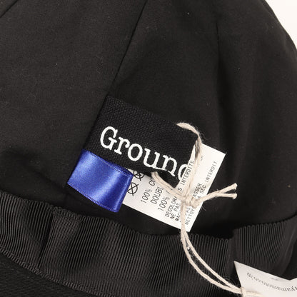 [近年モデル] ×ishica ステッチデザイン ロングブリム チノクロス ボーラーハット GJ-H01-050