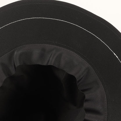 [近年モデル] ×ishica ステッチデザイン ロングブリム チノクロス ボーラーハット GJ-H01-050