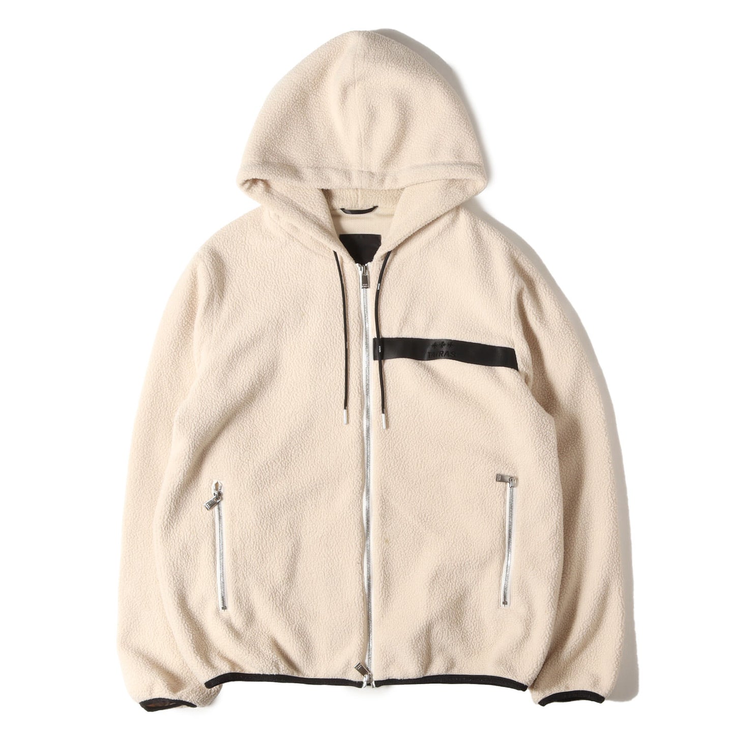 フーデッド フリース ダブルジップ ジャケット (MTAT23S4885-L)