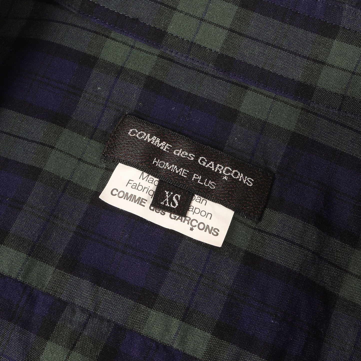 Decadance期 パッチワーク チェック コットン ボタンシャツ 2011年製