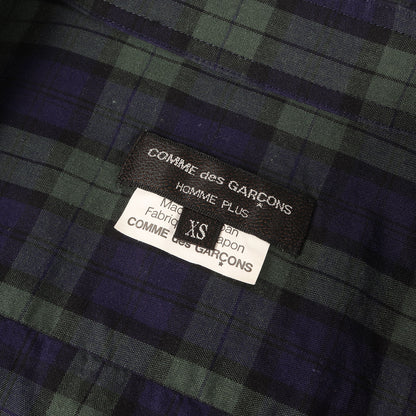 Decadance期 パッチワーク チェック コットン ボタンシャツ 2011年製