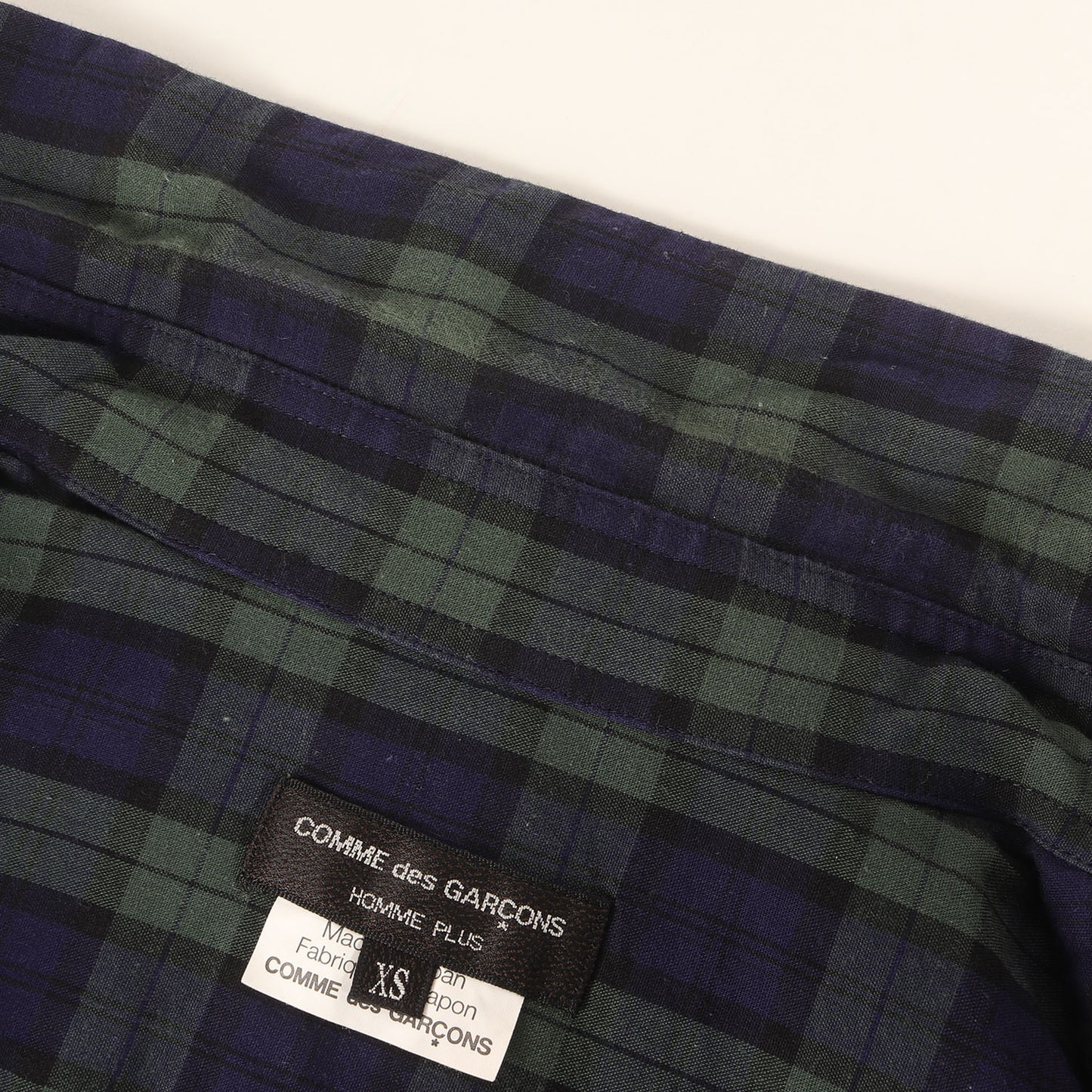 Decadance期 パッチワーク チェック コットン ボタンシャツ 2011年製