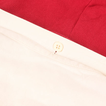 スウェットフード付き バンドカラー コットン ボタンシャツ (INGALL HOODIE SHIRT L/S)