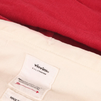 スウェットフード付き バンドカラー コットン ボタンシャツ (INGALL HOODIE SHIRT L/S)