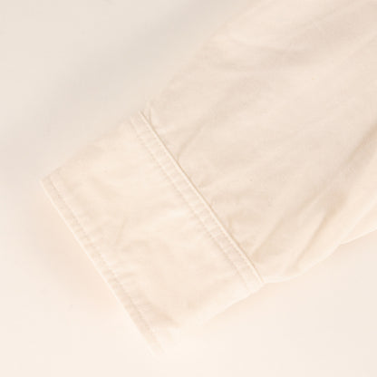 スウェットフード付き バンドカラー コットン ボタンシャツ (INGALL HOODIE SHIRT L/S)