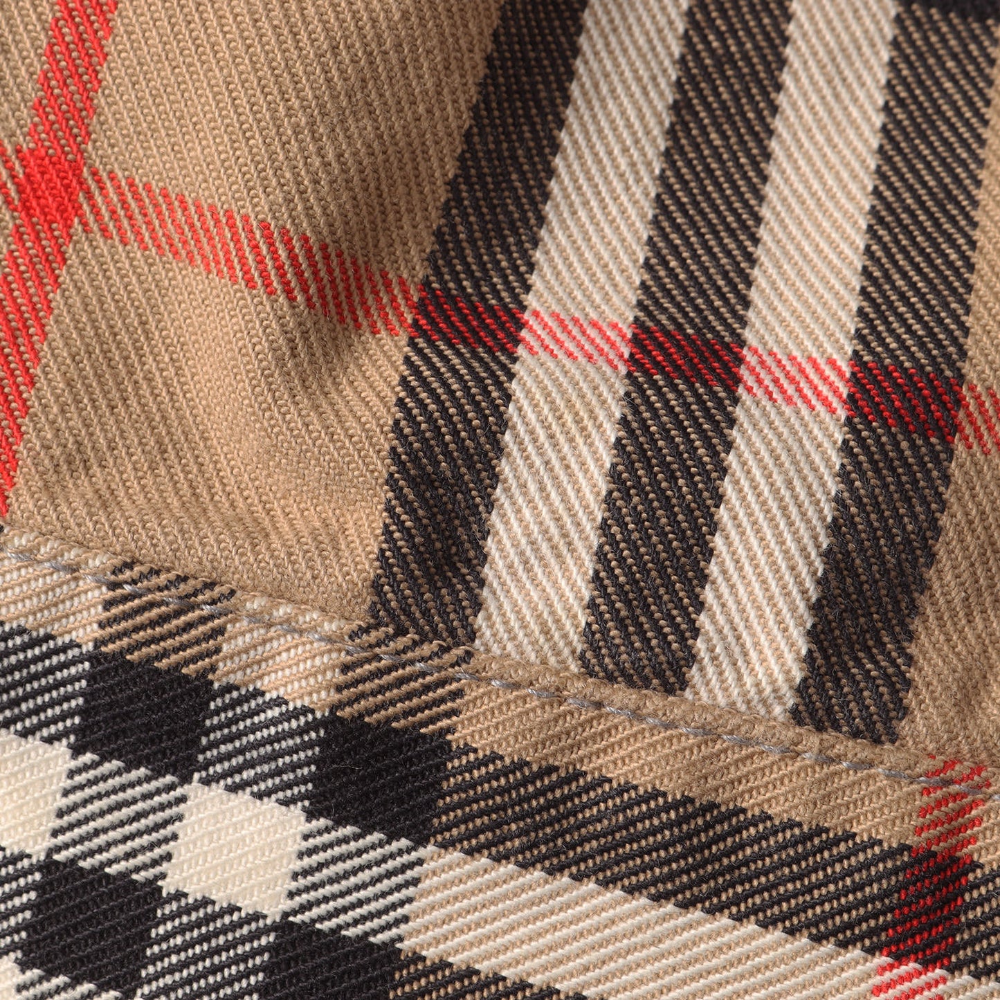 22SS ×BURBERRY ロゴ刺繍 ノバチェック デニム トラッカージャケット (Denim Trucker Jacket)