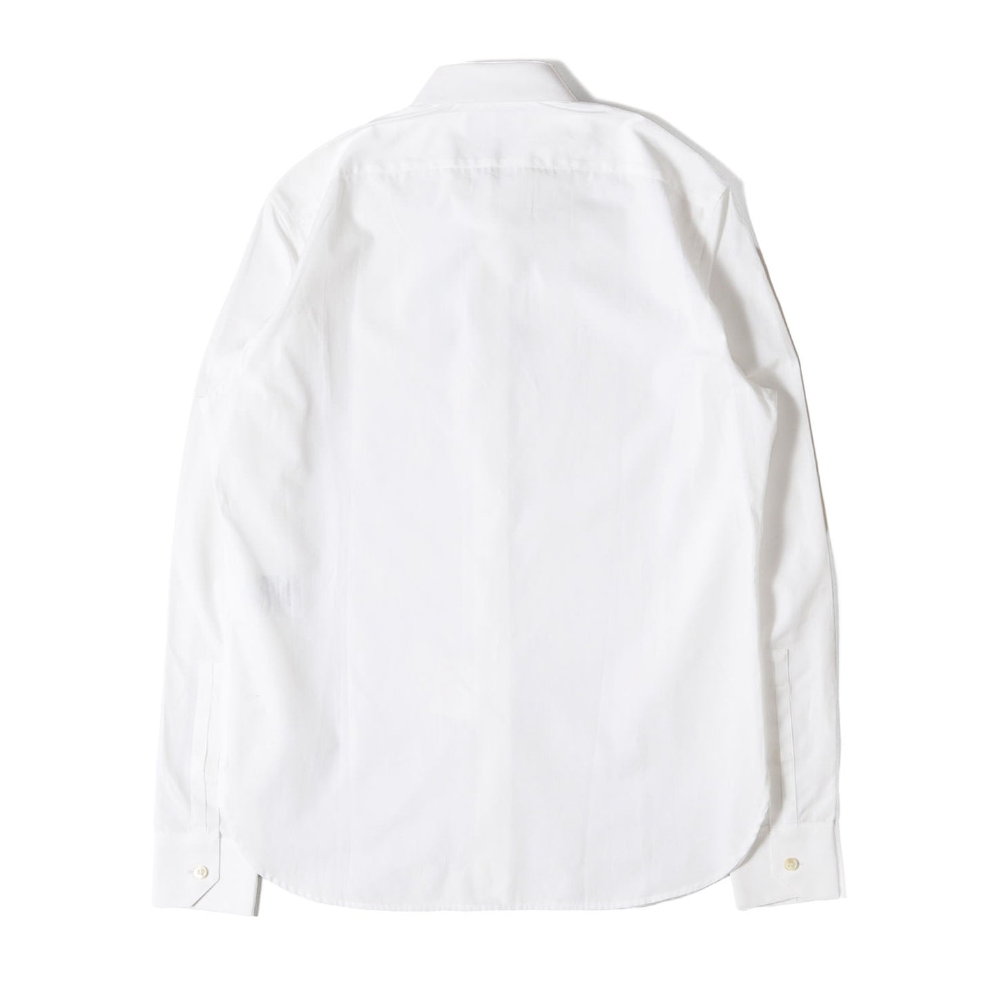 レギュラーカラー コットン ボタン ドレスシャツ (536096 Y216W)