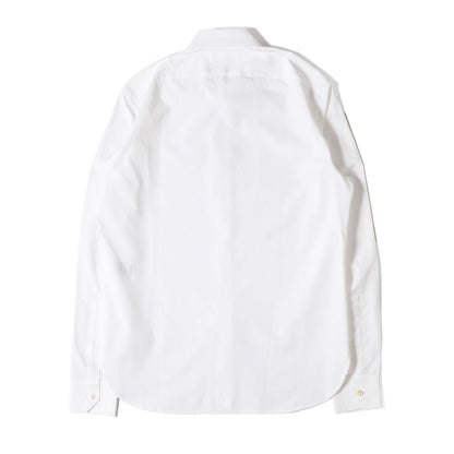 レギュラーカラー コットン ボタン ドレスシャツ (536096 Y216W)