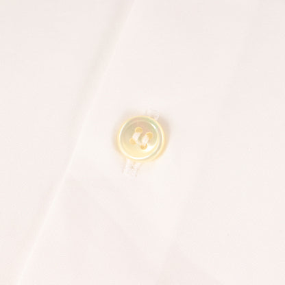 レギュラーカラー コットン ボタン ドレスシャツ (536096 Y216W)