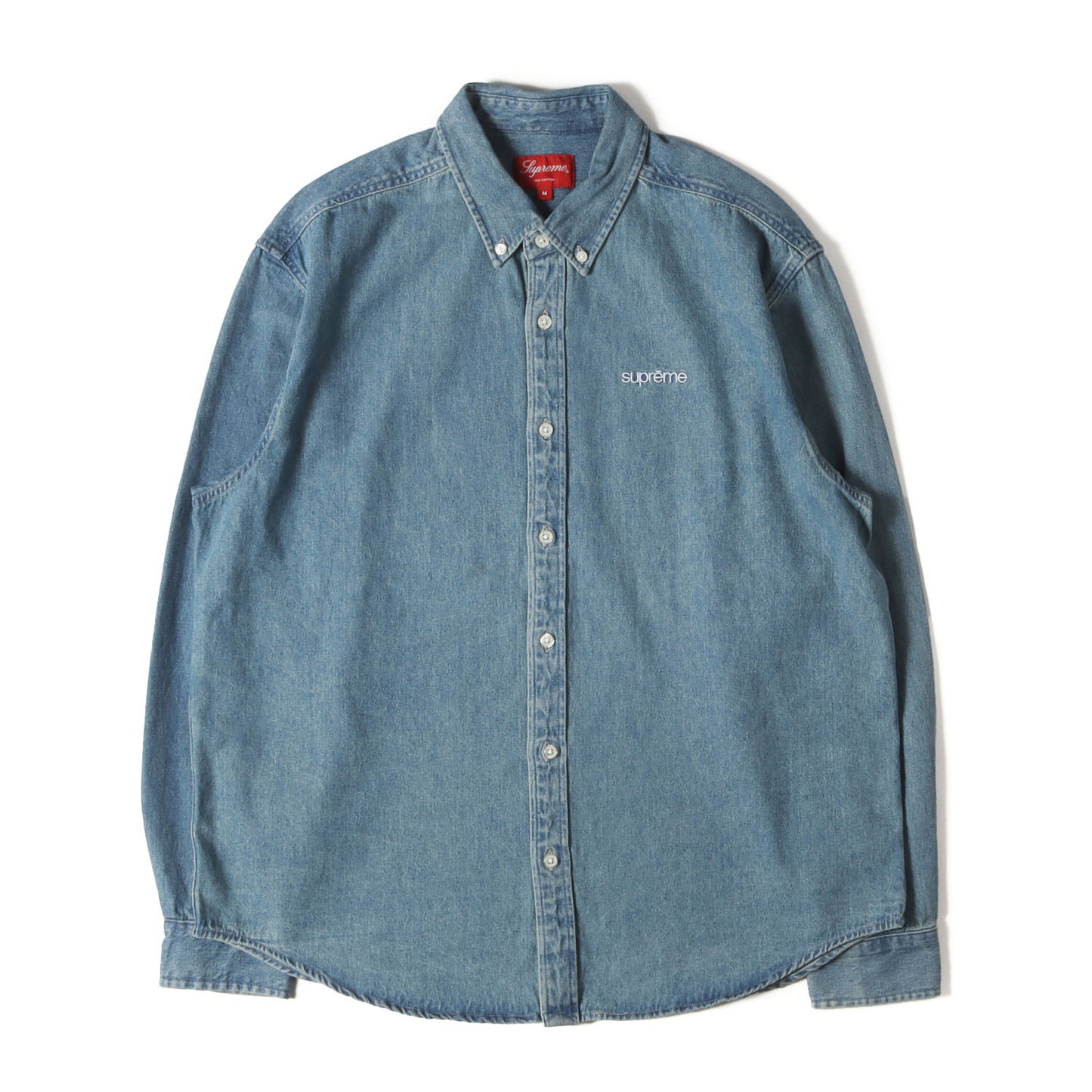 20AW クラシックロゴ BD ボタン デニムシャツ (Classic Logo Denim Shirt)