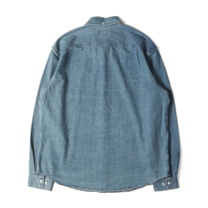 20AW クラシックロゴ BD ボタン デニムシャツ (Classic Logo Denim Shirt)