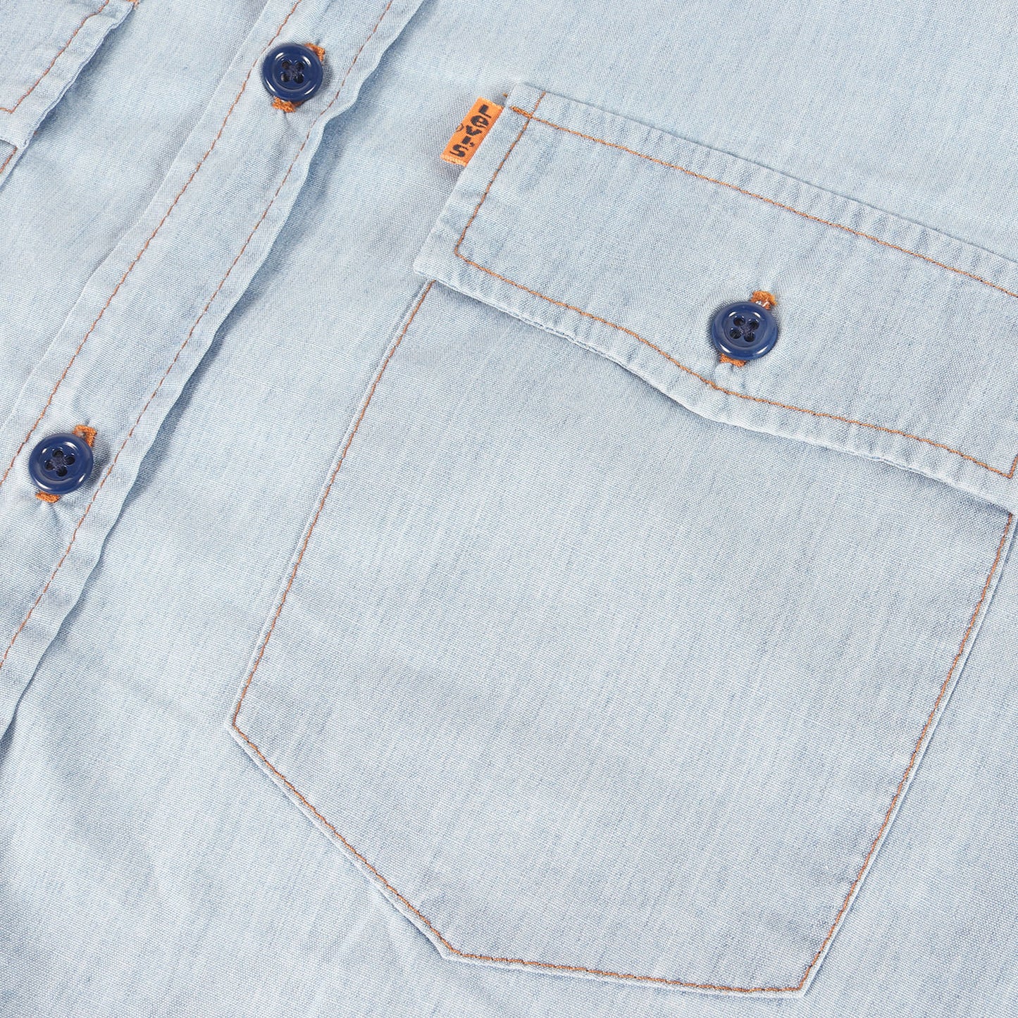 11AW ×Levi's ライトウェイト シャンブレー ボタン シャツ (Lightweight Chambray Shirt)
