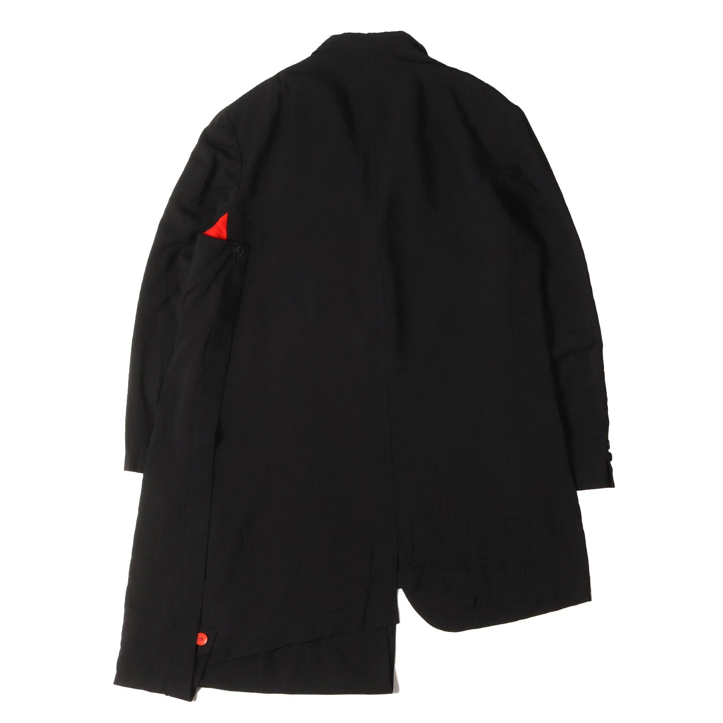 左二重 レイヤード 変形 レーヨン ジャケット (HG-J28-809) yohji yamamoto pour homme
