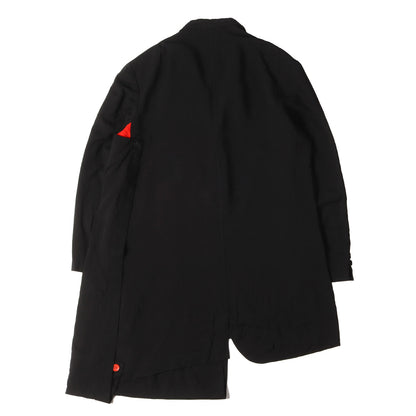 左二重 レイヤード 変形 レーヨン ジャケット (HG-J28-809) yohji yamamoto pour homme