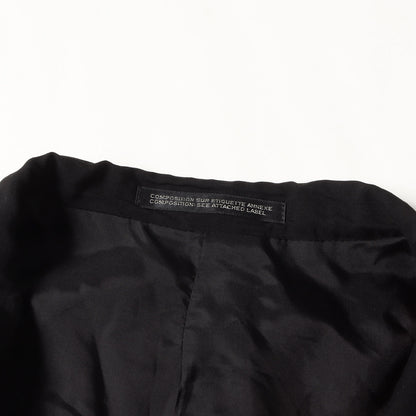 左二重 レイヤード 変形 レーヨン ジャケット (HG-J28-809) yohji yamamoto pour homme