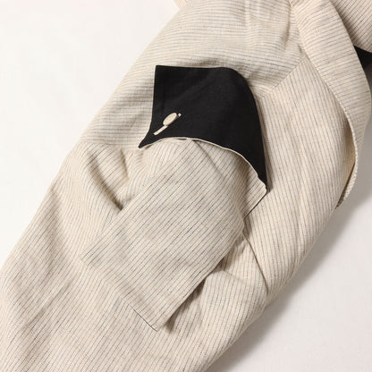 ピンストライプ リネンコットン 3B ジャケット (HG-J38-321) yohji yamamoto pour homme