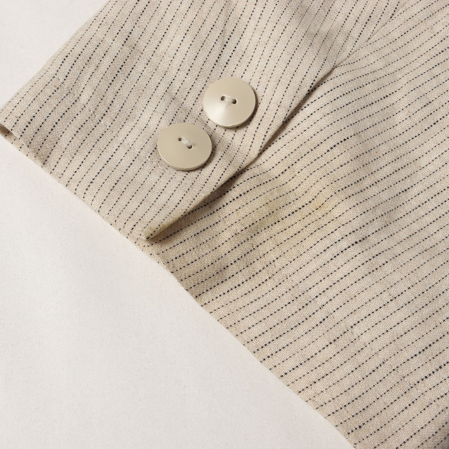 ピンストライプ リネンコットン 3B ジャケット (HG-J38-321) yohji yamamoto pour homme