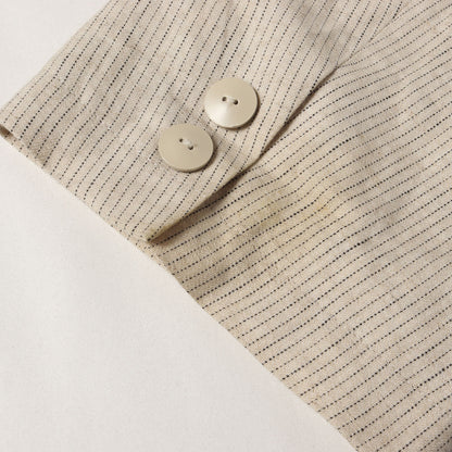ピンストライプ リネンコットン 3B ジャケット (HG-J38-321) yohji yamamoto pour homme