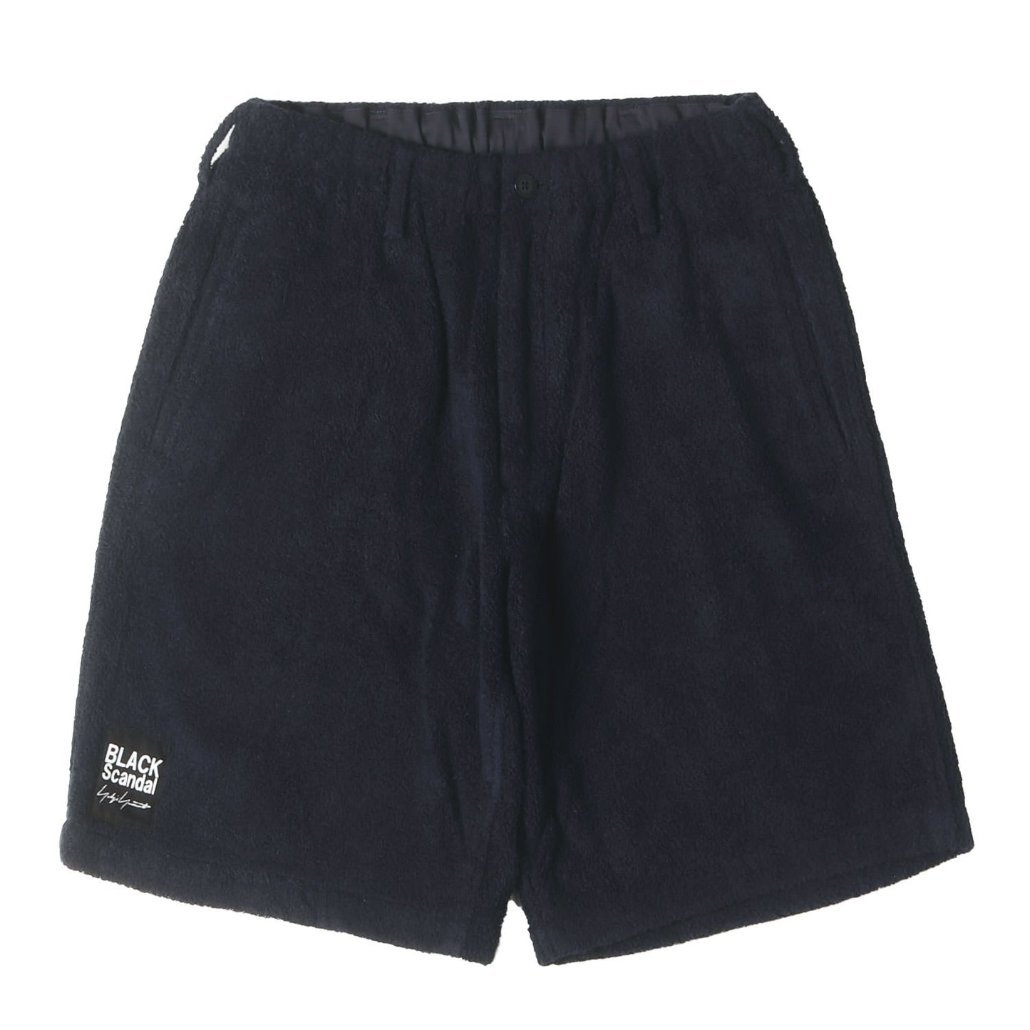 ロゴパッチ コットンパイル イージー ショートパンツ (HZ-P51-068) BLACK Scandal