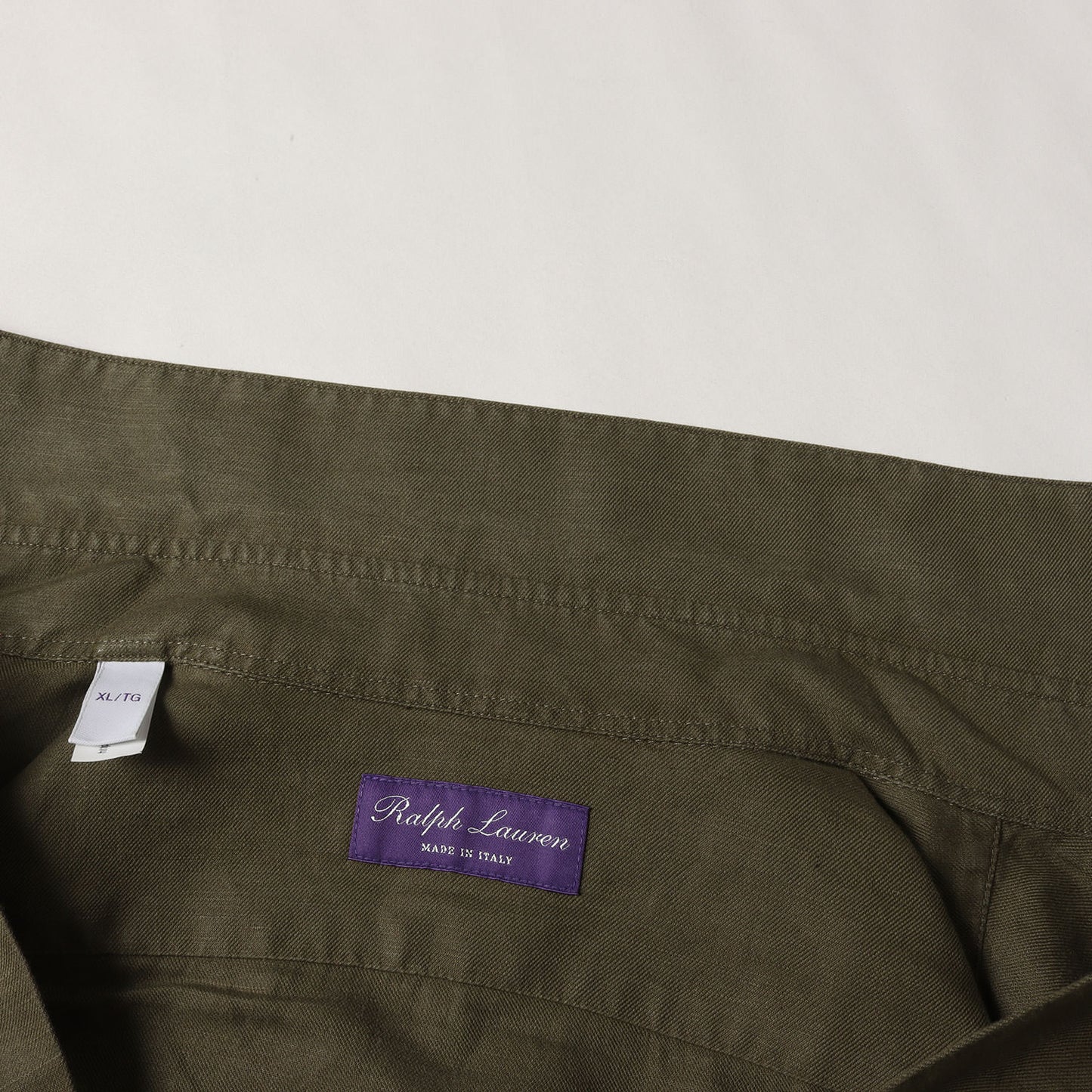 リネンコットン ボタン シャツ / PURPLE LABEL パープルレーベル