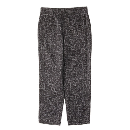 総柄 ポリエステル スラックス パンツ (1D-P001) 2019年製