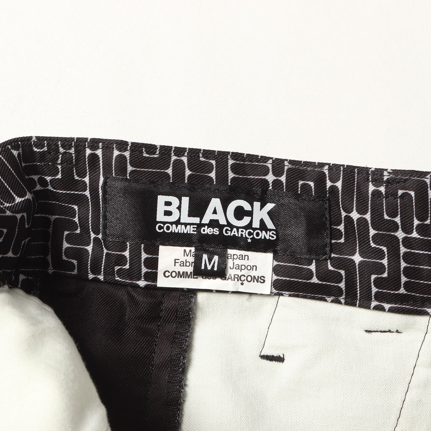 総柄 ポリエステル スラックス パンツ (1D-P001) 2019年製