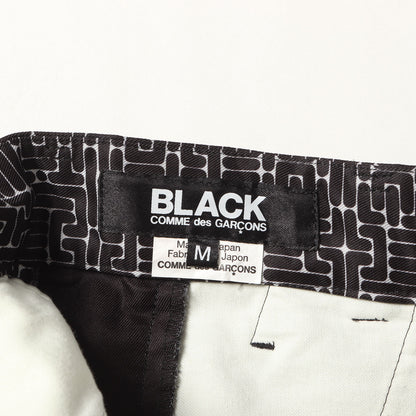 総柄 ポリエステル スラックス パンツ (1D-P001) 2019年製