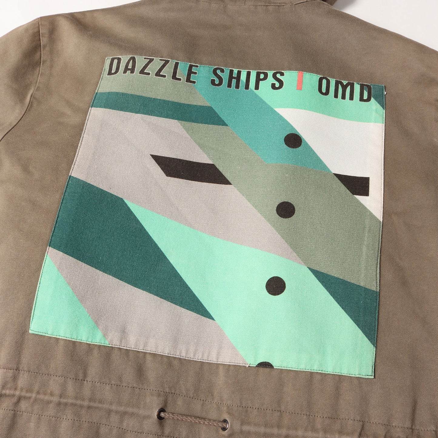 [希少 CLOSER期] 03AW ×Peter Saville グラフィックパッチ付き M-51 ミリタリー コットン モッズコート