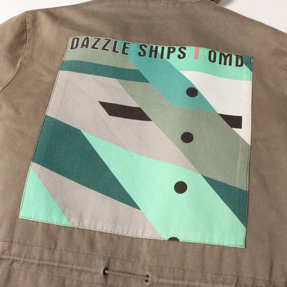 [希少 CLOSER期] 03AW ×Peter Saville グラフィックパッチ付き M-51 ミリタリー コットン モッズコート