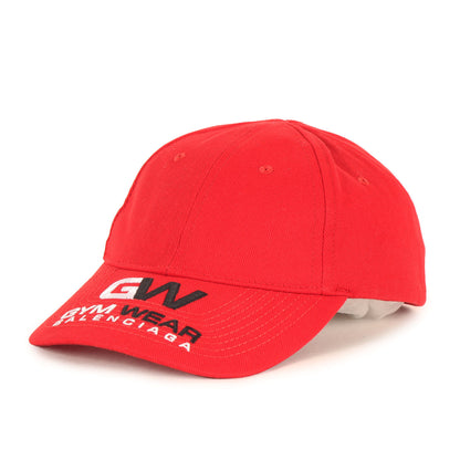 GYM WEARロゴ刺繍 キャンバス ベースボールキャップ (GYM WEAR CANVAS BASEBALL CAP)