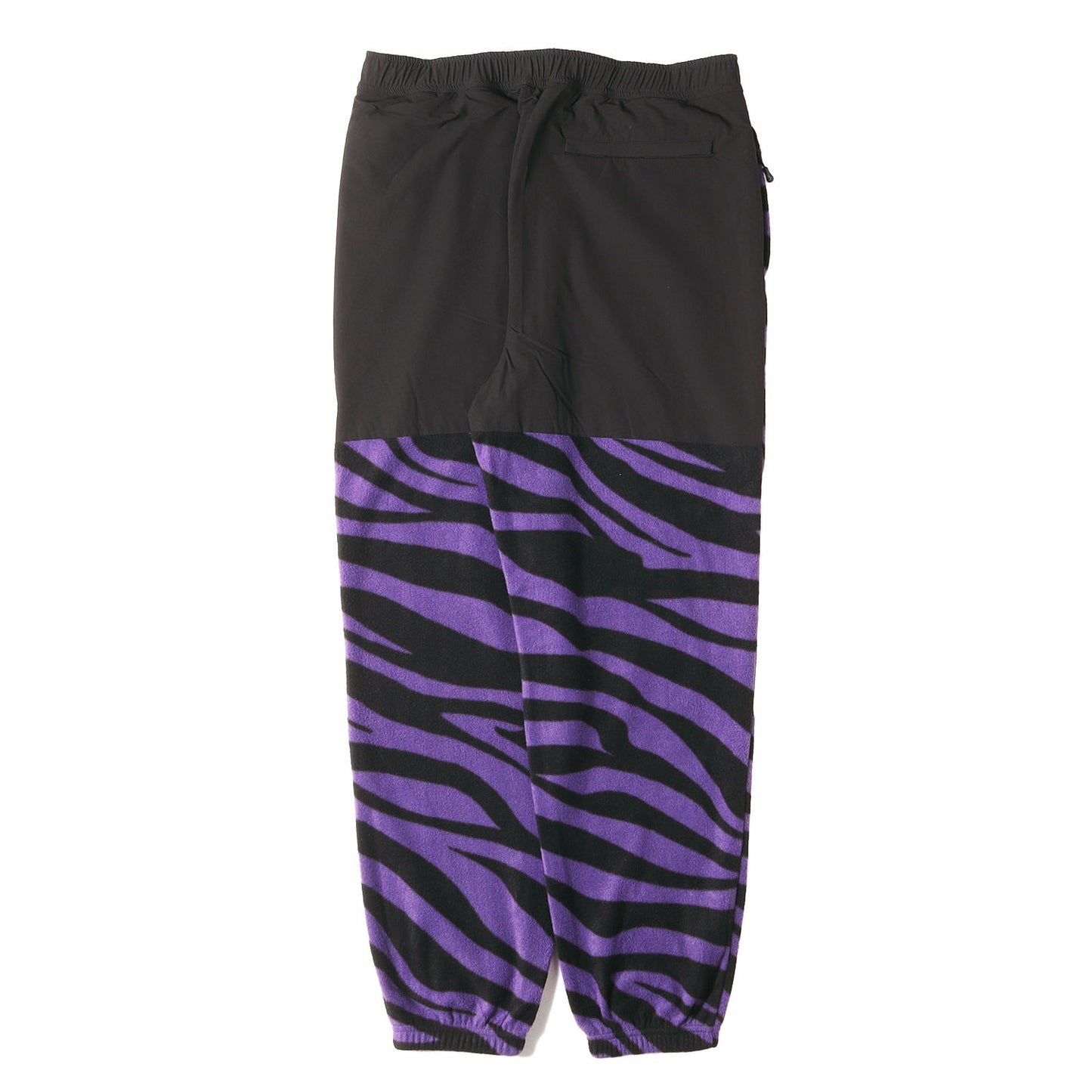 エンブレムパッチ ゼブラ柄 切替 フリース パンツ (ZEBRA FLEECE PANTS)