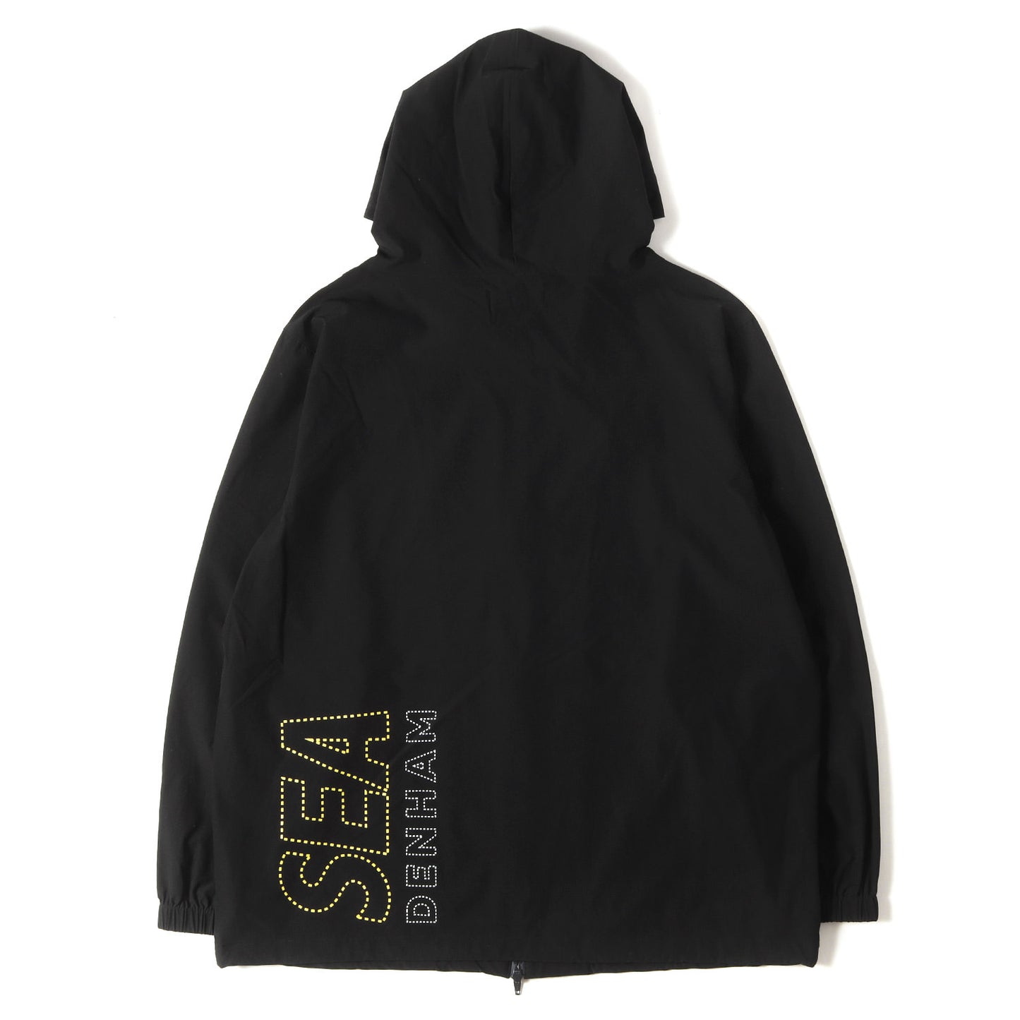×DENHAM フェイクステッチロゴ ストレッチナイロン フルジップ トラック パーカー (Truck Parka)
