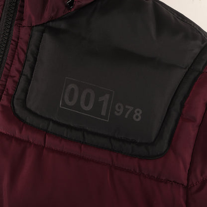 中綿 フルジップ フーデッド ジャケット (W-RUSSELL-PAD JACKET)