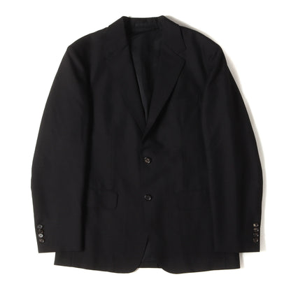 ×DORMEUIL ウール/モヘア ノッチドラペル 2B テーラード ジャケット (SINGLE BREASTED JACKET)