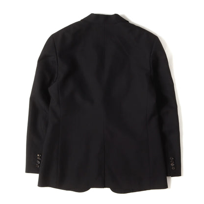 ×DORMEUIL ウール/モヘア ノッチドラペル 2B テーラード ジャケット (SINGLE BREASTED JACKET)