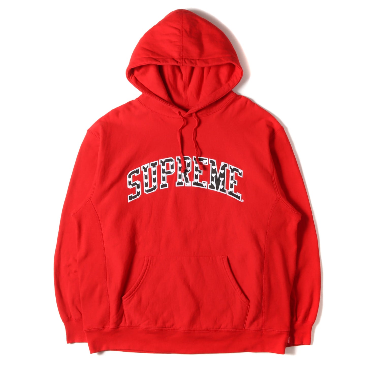 21SS ハート刺繍 アーチロゴ スウェット パーカー (Hearts Arc Hooded Sweatshirt)