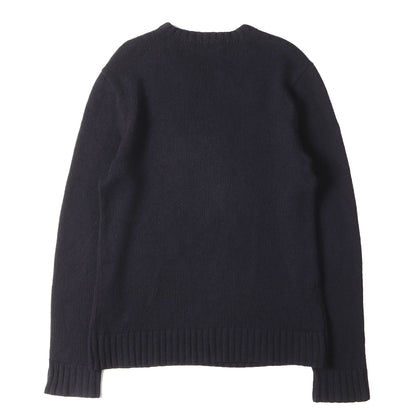 [希少 カシミヤ100%] ポロベア クルーネック カシミヤ ニット / PURPLE LABEL パープルレーベル