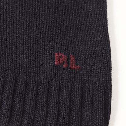 [希少 カシミヤ100%] ポロベア クルーネック カシミヤ ニット / PURPLE LABEL パープルレーベル