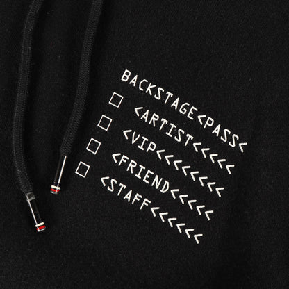 ×fragment design BACKSTAGE PASSロゴ スウェット パーカー (D209U8203050 809CB)