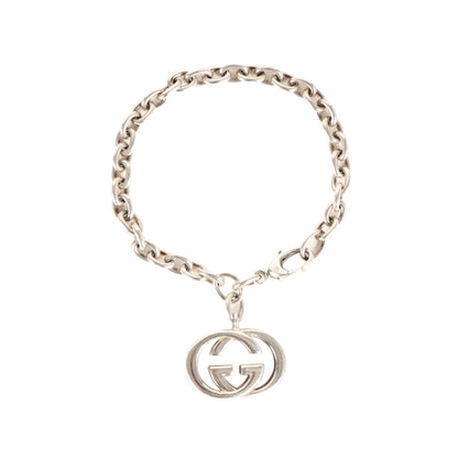 インターロッキングGG 小豆チェーン ブレスレット SV925