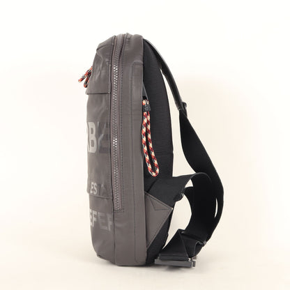 [リカルド・ティッシ期] 21AW ホースフェリー ロゴ ナイロン ボディバッグ (Horseferry Print Nylon Sonny Bum Bag)