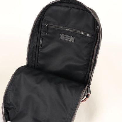 [リカルド・ティッシ期] 21AW ホースフェリー ロゴ ナイロン ボディバッグ (Horseferry Print Nylon Sonny Bum Bag)