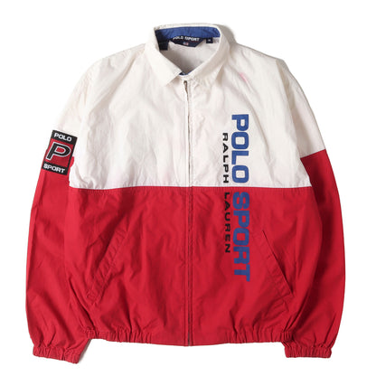 90s スタンドロゴ バイカラー コットン スイングトップ / POLO SPORT ポロスポーツ