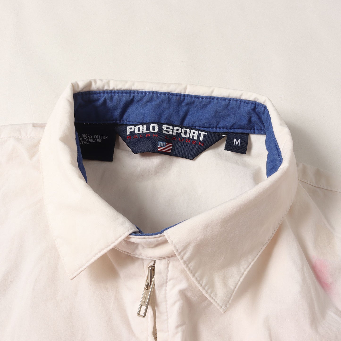 90s スタンドロゴ バイカラー コットン スイングトップ / POLO SPORT ポロスポーツ