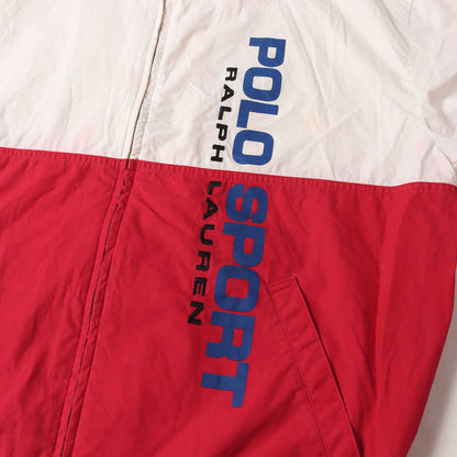 90s スタンドロゴ バイカラー コットン スイングトップ / POLO SPORT ポロスポーツ
