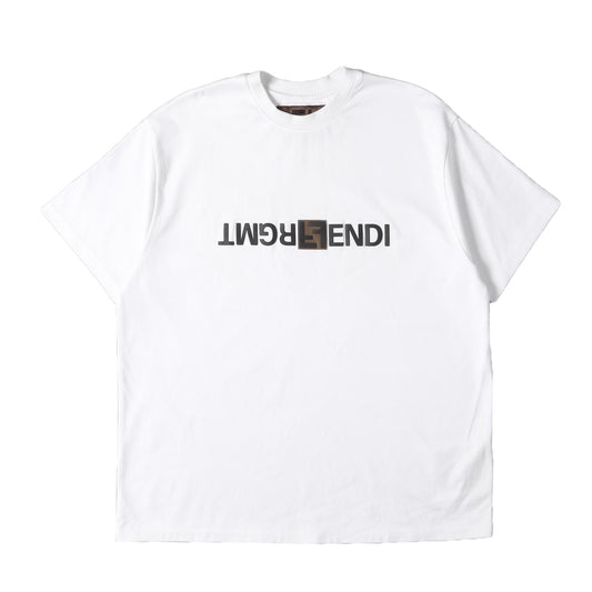 [近年モデル] ×fragment design ズッカ コラボロゴ クルーネック Tシャツ FY1144 AQJN