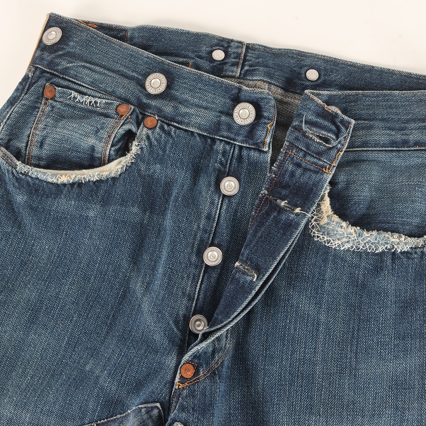 [125周年記念] 90s 1890年代復刻 501xx 1st 125 デニムパンツ / USA製 バレンシア工場 125-0025