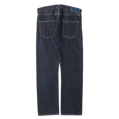 5ポケット ボタンフライ デニムパンツ (SOCIAL SCULPTURE DENIM 01.2R UNWASHED)