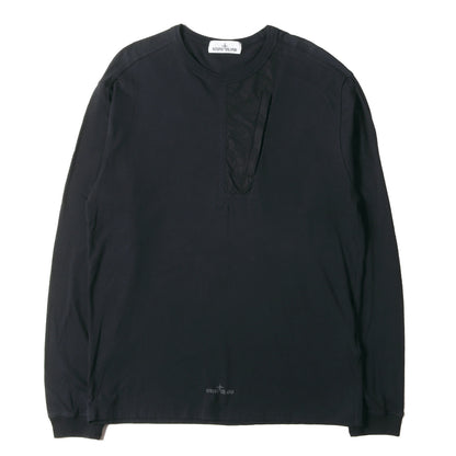 ジップポケット付き ガーメントダイ ロングスリーブ Ｔシャツ (BRUSHED COTTON CANVAS GARMENT DYED)